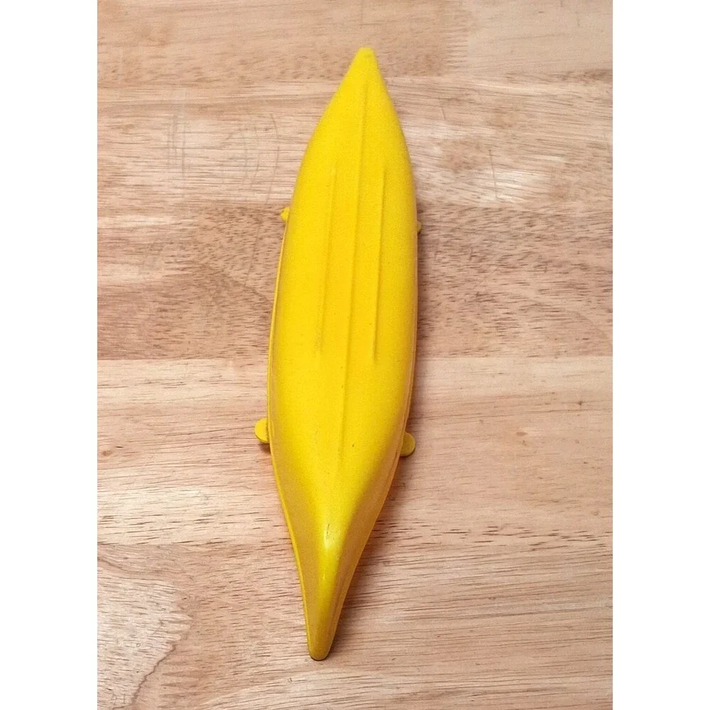 Vintage Yellow Tonka Canoe/Boat for Play People with Tabs